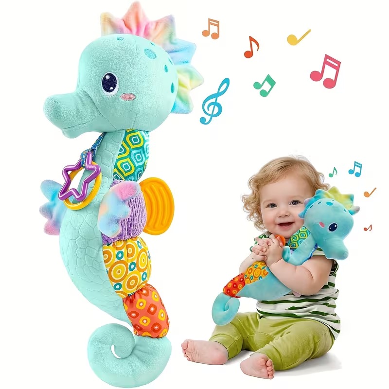 Baby Musical Seahorse Plush Toy